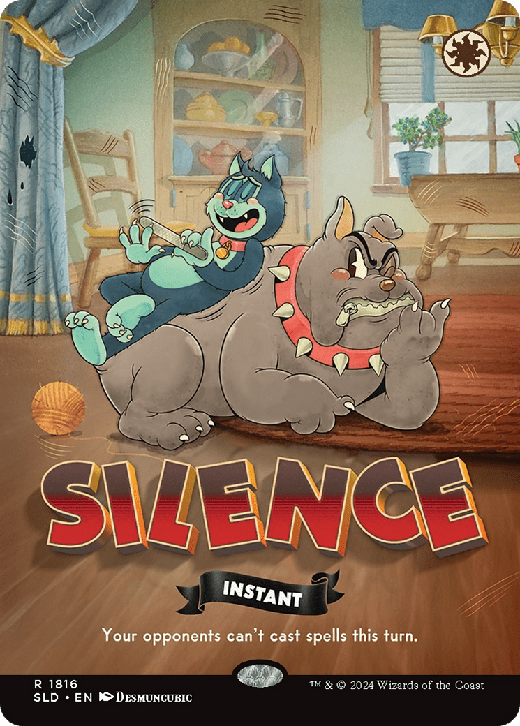 Silence (1816) (Rainbow Foil) [Secret Lair Drop Series] MTG Single Magic: The Gathering  | Multizone: Comics And Games