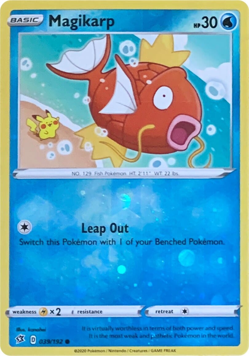 Magikarp (039/192) (Reverse Cosmos Holo) [Sword & Shield: Rebel Clash] Pokemon Single Pokémon  | Multizone: Comics And Games
