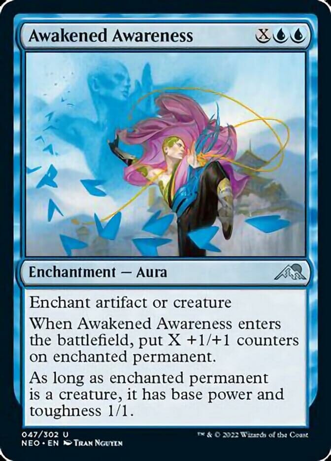 Awakened Awareness [Kamigawa: Neon Dynasty] MTG Single Magic: The Gathering  | Multizone: Comics And Games