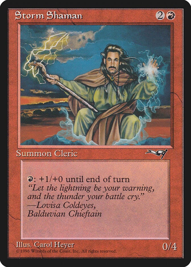 Storm Shaman (Male) [Alliances] MTG Single Magic: The Gathering  | Multizone: Comics And Games