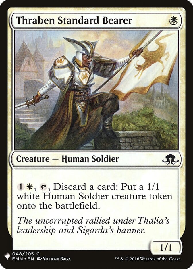 Thraben Standard Bearer [Mystery Booster] MTG Single Magic: The Gathering  | Multizone: Comics And Games