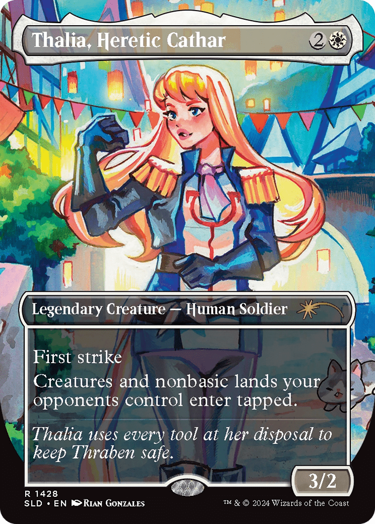 Thalia, Heretic Cathar [Secret Lair Drop Series] MTG Single Magic: The Gathering  | Multizone: Comics And Games