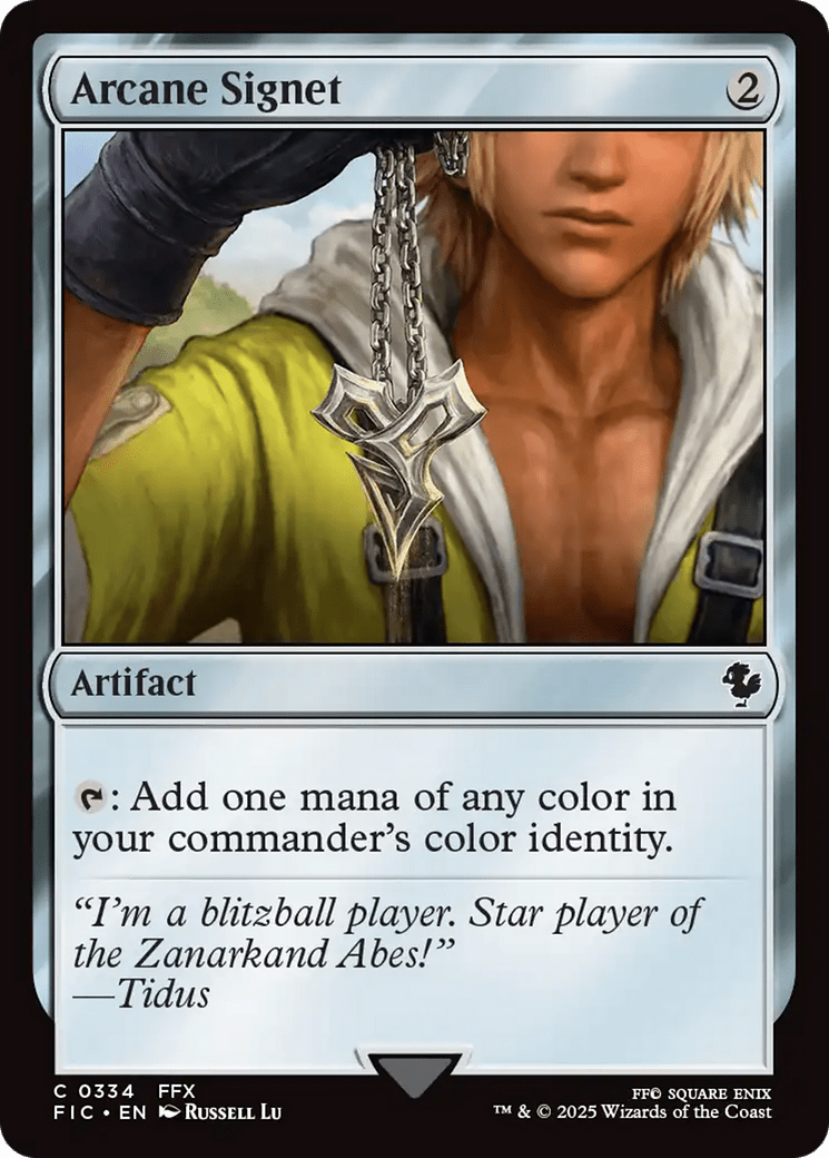 Arcane Signet (0334) [FINAL FANTASY Commander] MTG Single Magic: The Gathering  | Multizone: Comics And Games