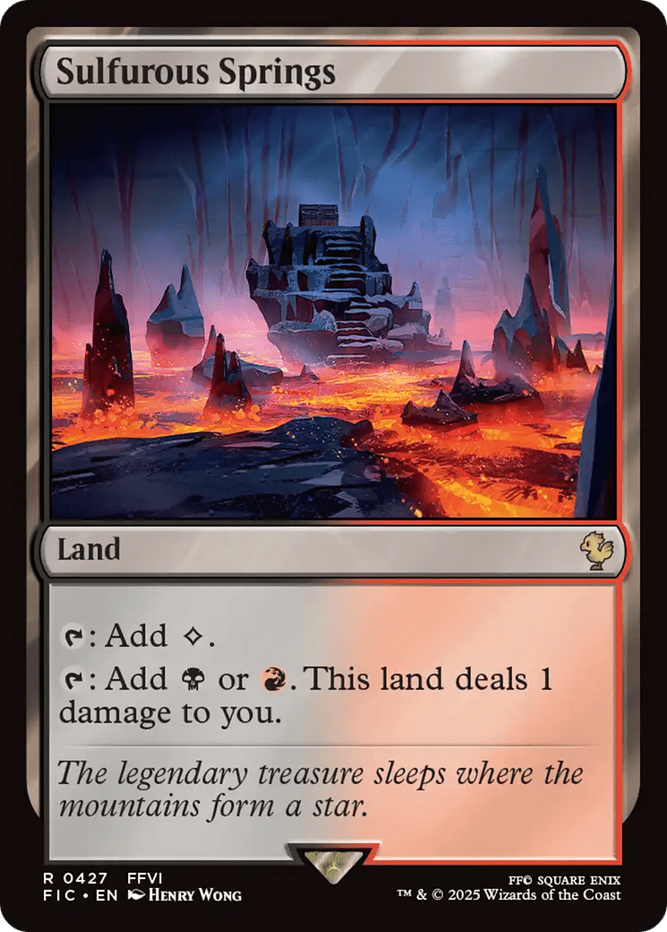 Sulfurous Springs [FINAL FANTASY Commander] MTG Single Magic: The Gathering  | Multizone: Comics And Games