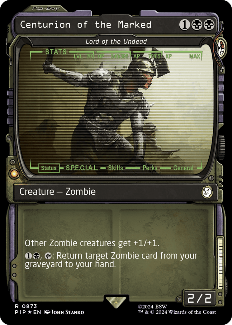 Centurion of the Marked - Lord of the Undead (Showcase) (Surge Foil) [Fallout] MTG Single Magic: The Gathering  | Multizone: Comics And Games
