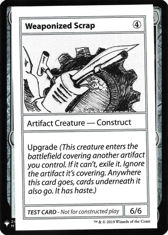 Weaponized Scrap [Mystery Booster Playtest Cards] MTG Single Magic: The Gathering  | Multizone: Comics And Games