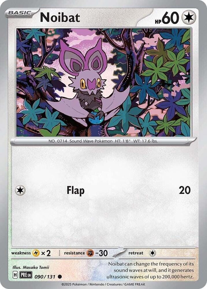 Noibat (090/131) [Scarlet & Violet: Prismatic Evolutions] Pokemon Single Pokémon  | Multizone: Comics And Games