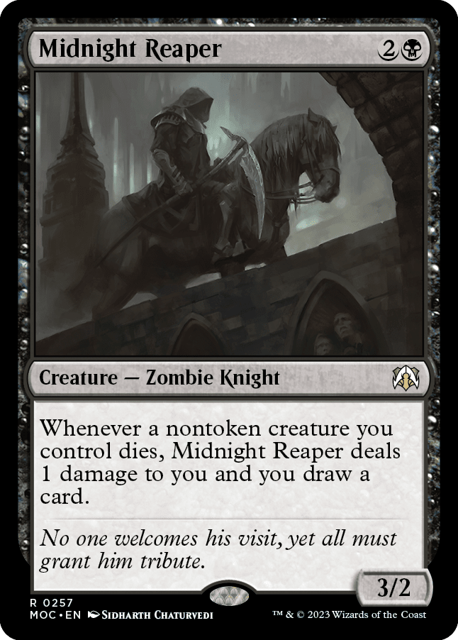 Midnight Reaper [March of the Machine Commander] MTG Single Magic: The Gathering  | Multizone: Comics And Games