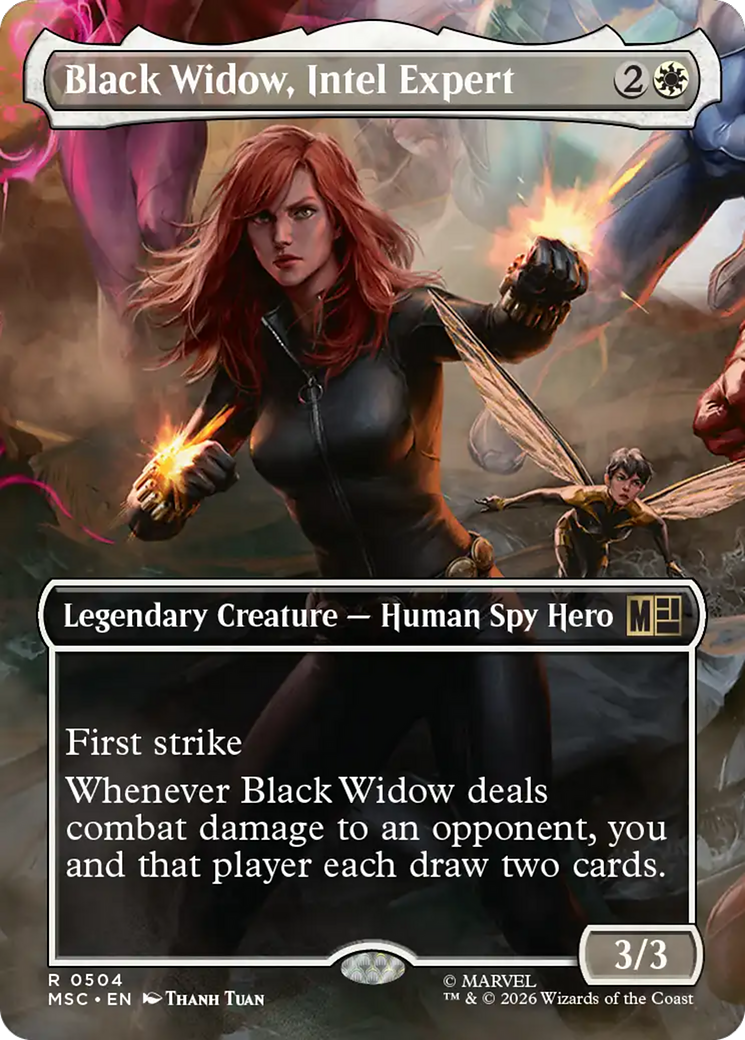 Black Widow, Intel Expert (Borderless) [Marvel Super Heroes Commander] | Multizone: Comics And Games