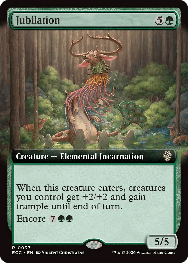 Jubilation (Extended Art) [Lorwyn Eclipsed Commander] MTG Single Magic: The Gathering  | Multizone: Comics And Games