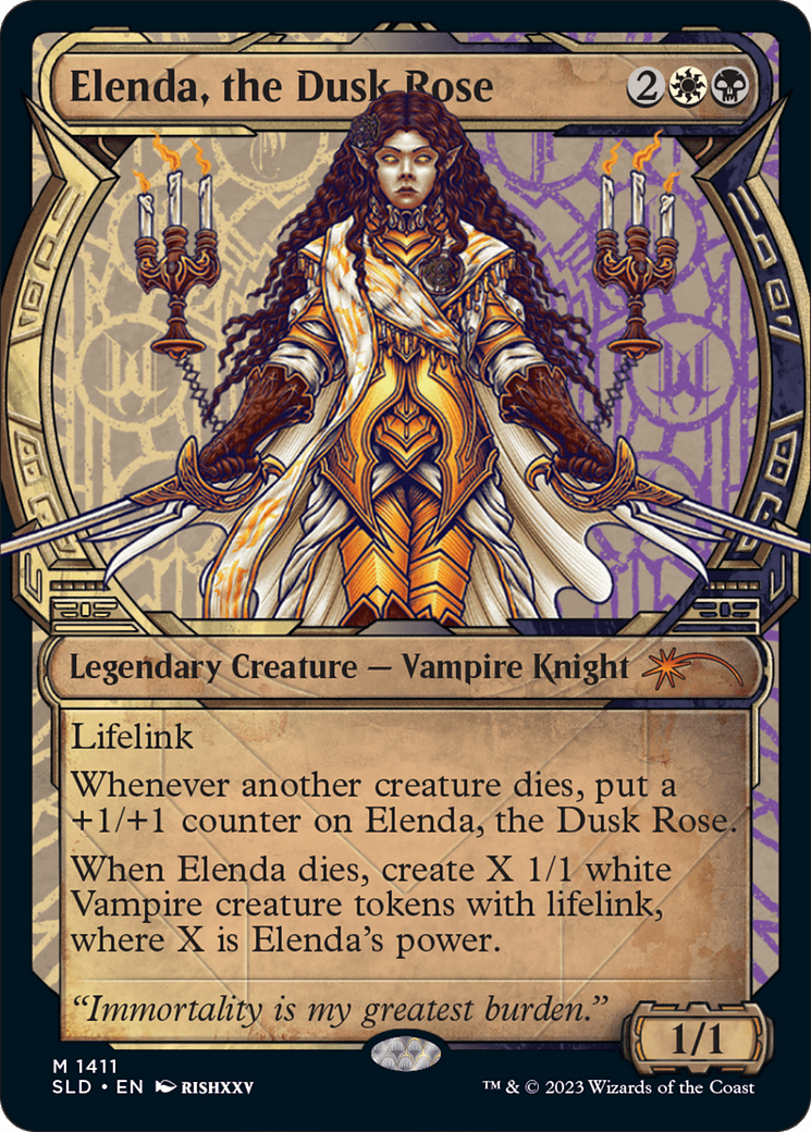 Elenda, the Dusk Rose [Secret Lair Drop Series] MTG Single Magic: The Gathering  | Multizone: Comics And Games