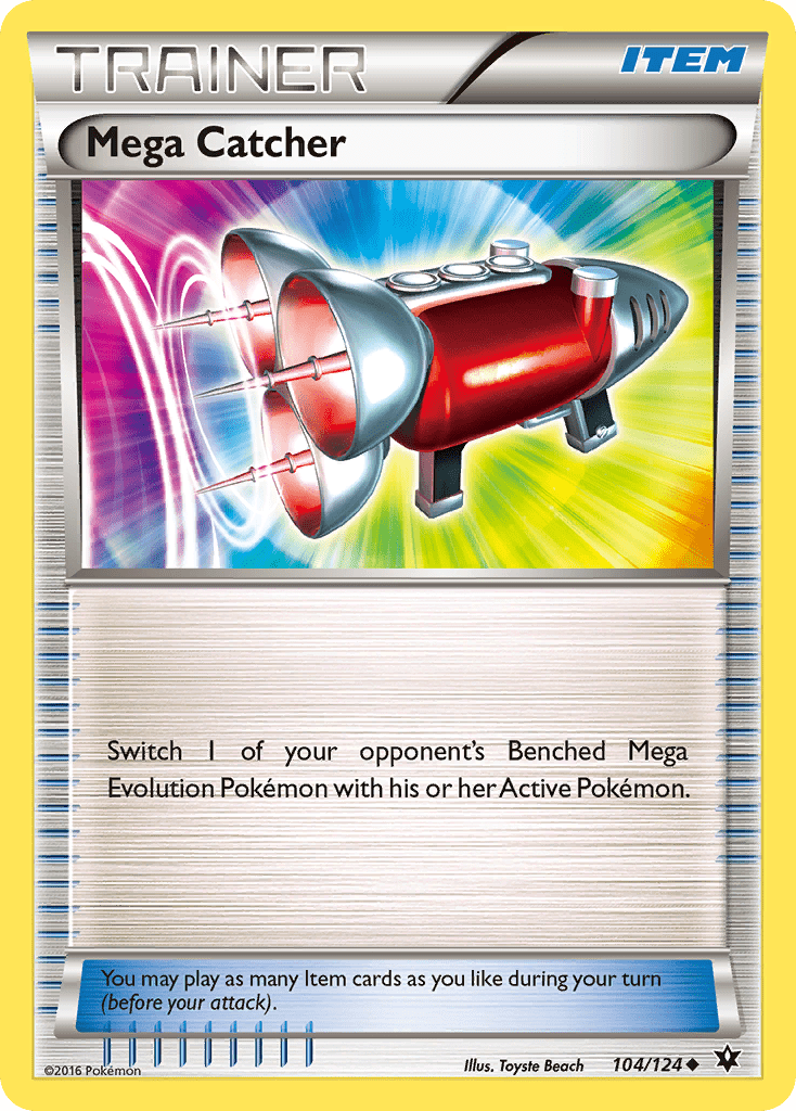 Mega Catcher (104/124) [XY: Fates Collide] Pokemon Single Pokémon  | Multizone: Comics And Games