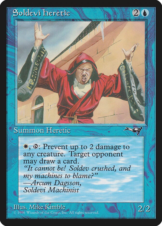 Soldevi Heretic (Hands Raised) [Alliances] MTG Single Magic: The Gathering  | Multizone: Comics And Games
