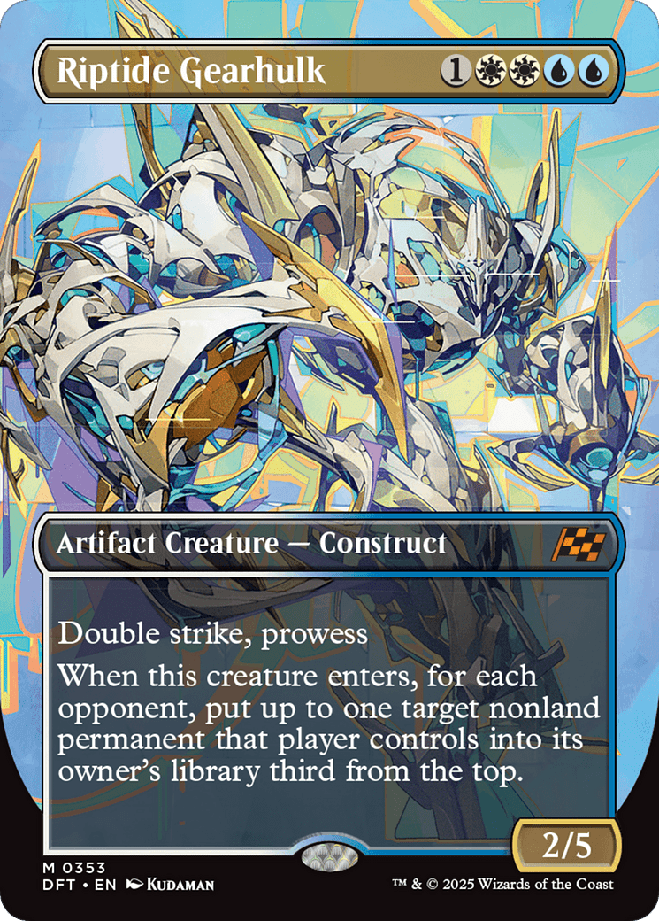 Riptide Gearhulk (Borderless) [Aetherdrift] MTG Single Magic: The Gathering  | Multizone: Comics And Games