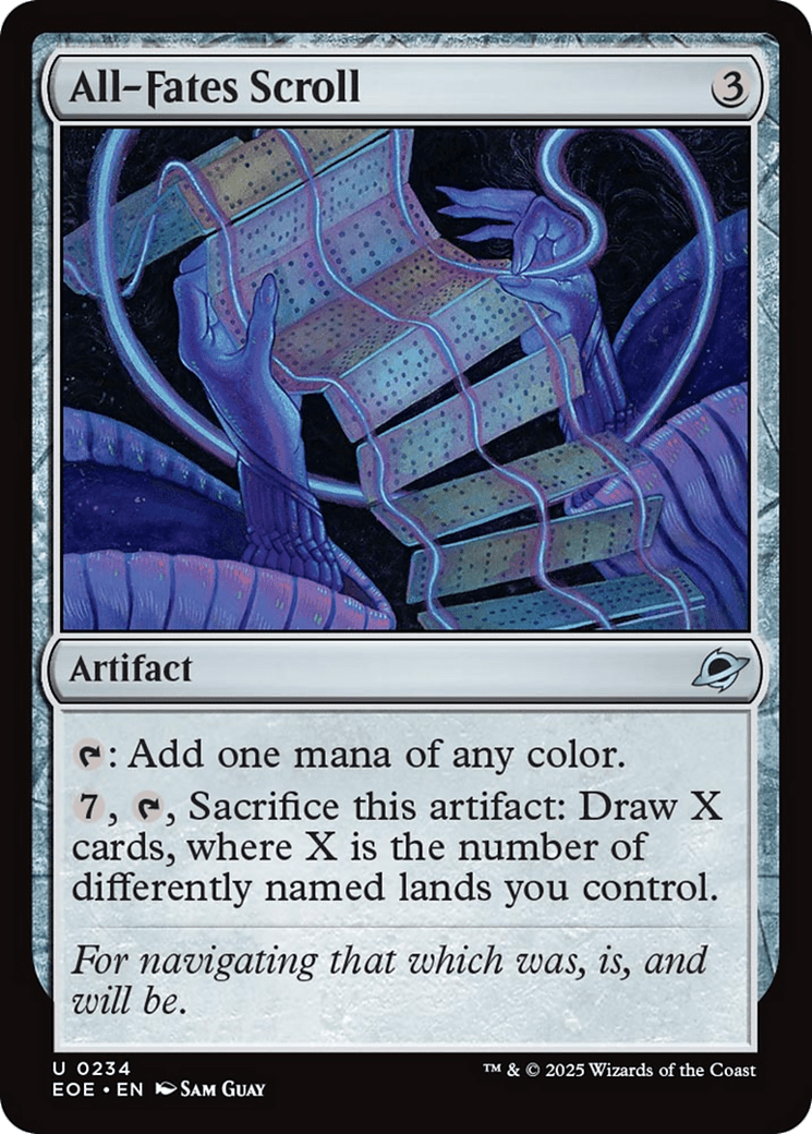 All-Fates Scroll [Edge of Eternities] MTG Single Magic: The Gathering  | Multizone: Comics And Games
