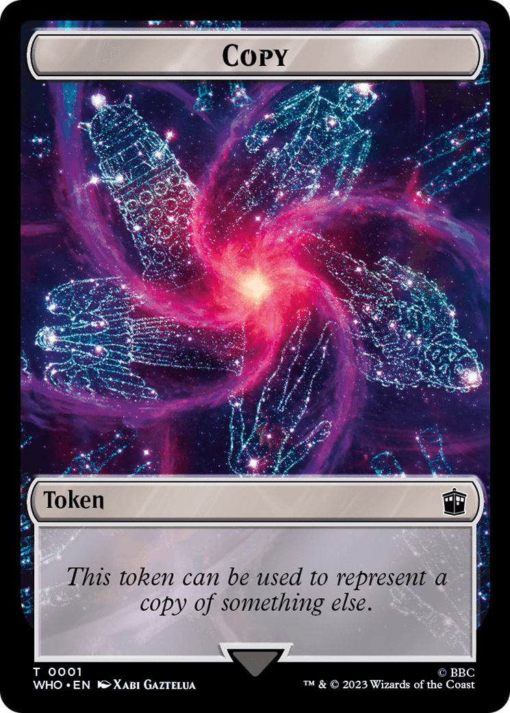 Copy // Mutant Double-Sided Token [Doctor Who Tokens] MTG Single Magic: The Gathering  | Multizone: Comics And Games