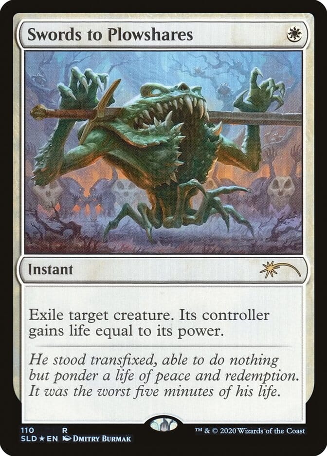 Swords to Plowshares (110) [Secret Lair Drop Series] MTG Single Magic: The Gathering  | Multizone: Comics And Games