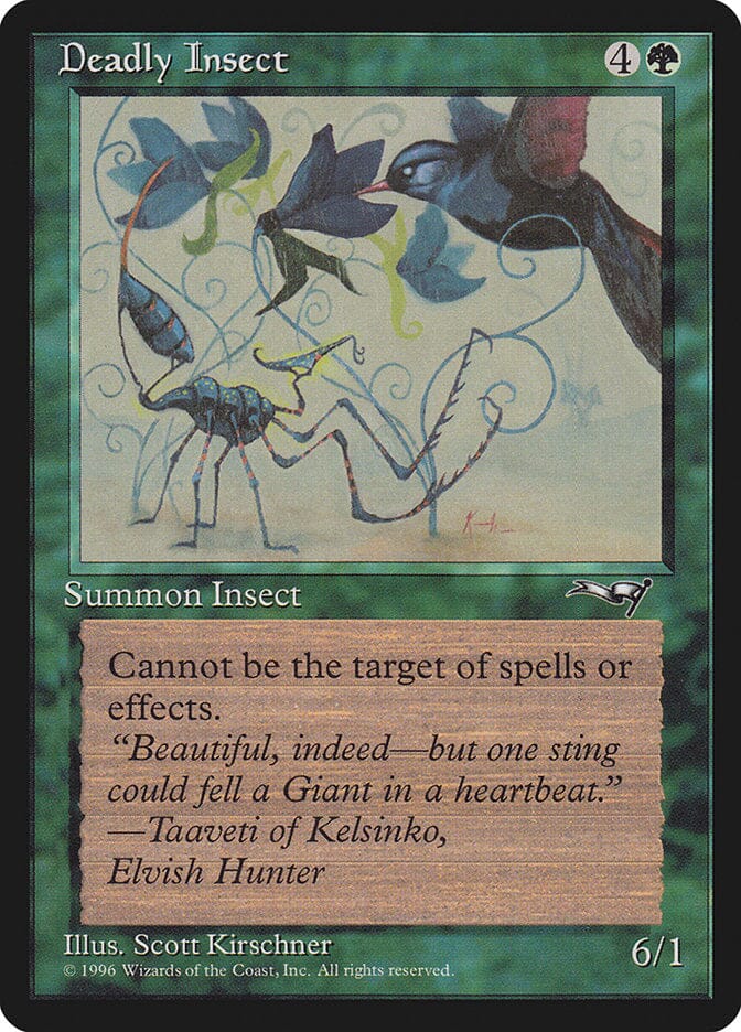 Deadly Insect (Bird Art) [Alliances] MTG Single Magic: The Gathering  | Multizone: Comics And Games