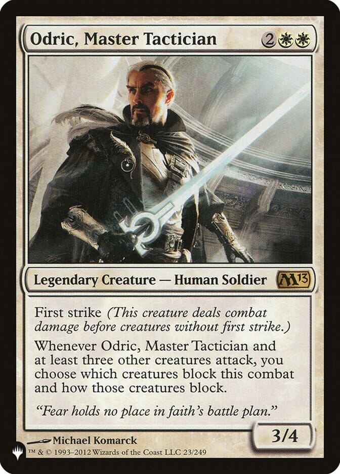 Odric, Master Tactician [The List] MTG Single Magic: The Gathering  | Multizone: Comics And Games