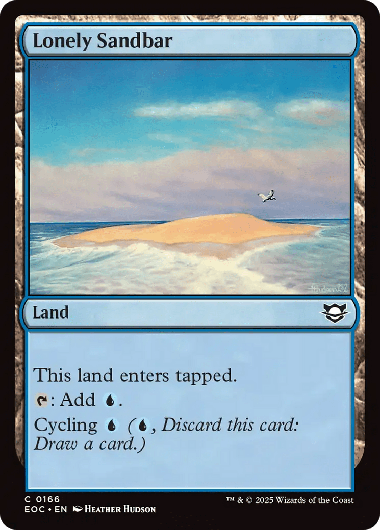 Lonely Sandbar [Edge of Eternities Commander] MTG Single Magic: The Gathering  | Multizone: Comics And Games