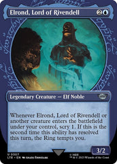 Elrond, Lord of Rivendell (Showcase Ring Frame) [The Lord of the Rings: Tales of Middle-Earth] MTG Single Magic: The Gathering  | Multizone: Comics And Games