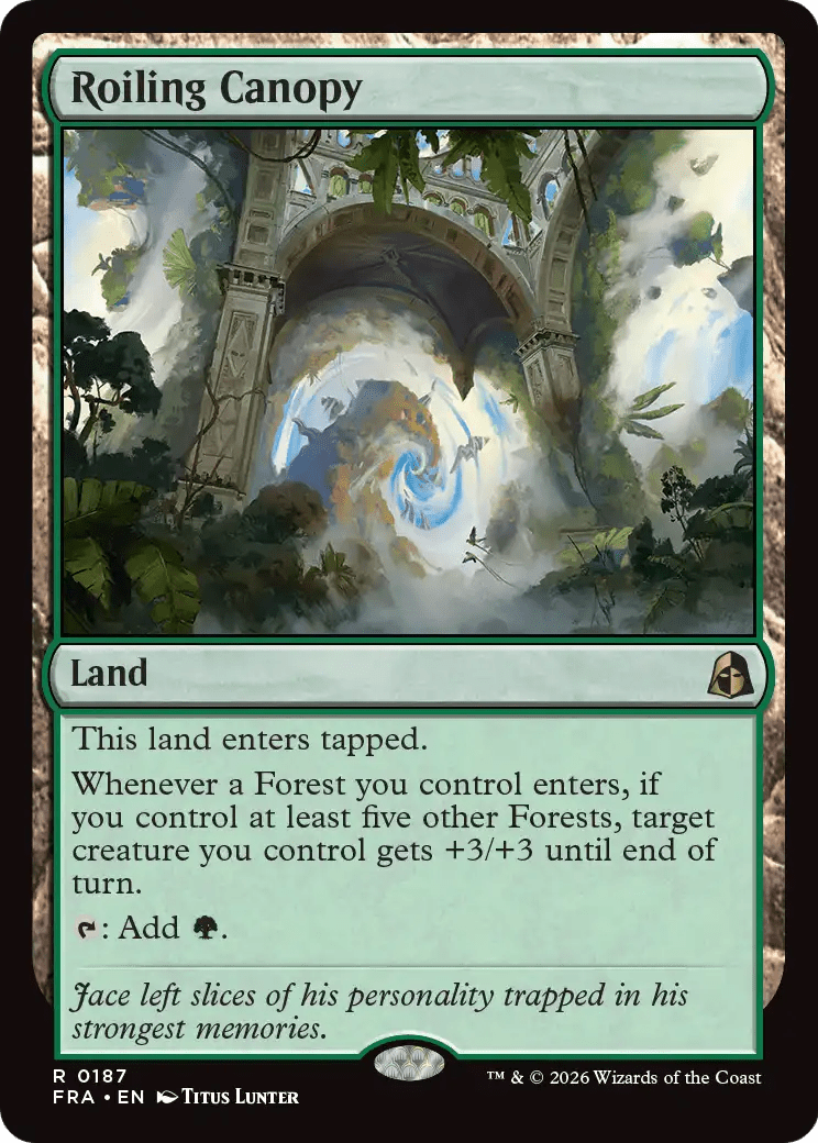 Roiling Canopy [Reality Fracture] MTG Single Magic: The Gathering  | Multizone: Comics And Games