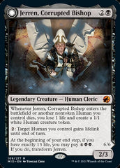 Jerren, Corrupted Bishop // Ormendahl, the Corrupted [Innistrad: Midnight Hunt] MTG Single Magic: The Gathering  | Multizone: Comics And Games