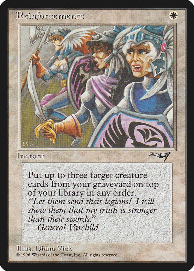 Reinforcements (No Archer) [Alliances] MTG Single Magic: The Gathering  | Multizone: Comics And Games