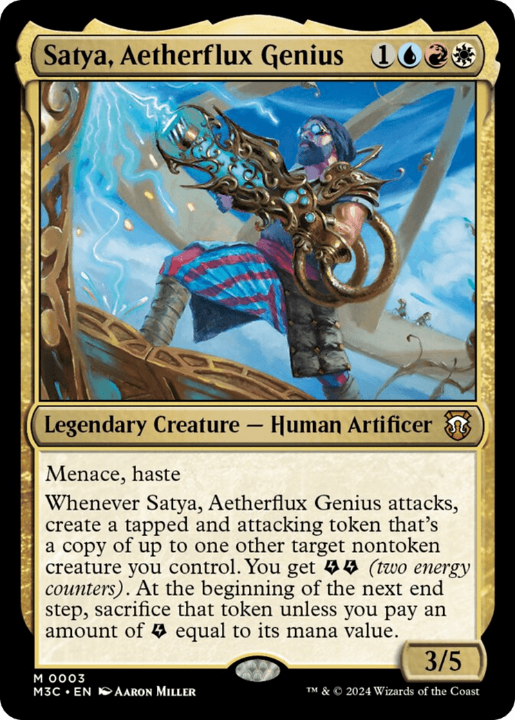 Satya, Aetherflux Genius [Modern Horizons 3 Commander] MTG Single Magic: The Gathering  | Multizone: Comics And Games