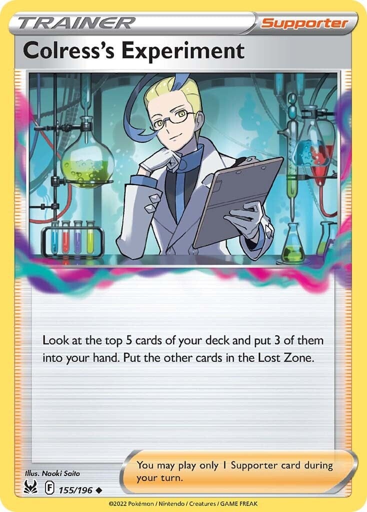 Colress's Experiment (155/196) [Sword & Shield: Lost Origin] Pokemon Single Pokémon  | Multizone: Comics And Games