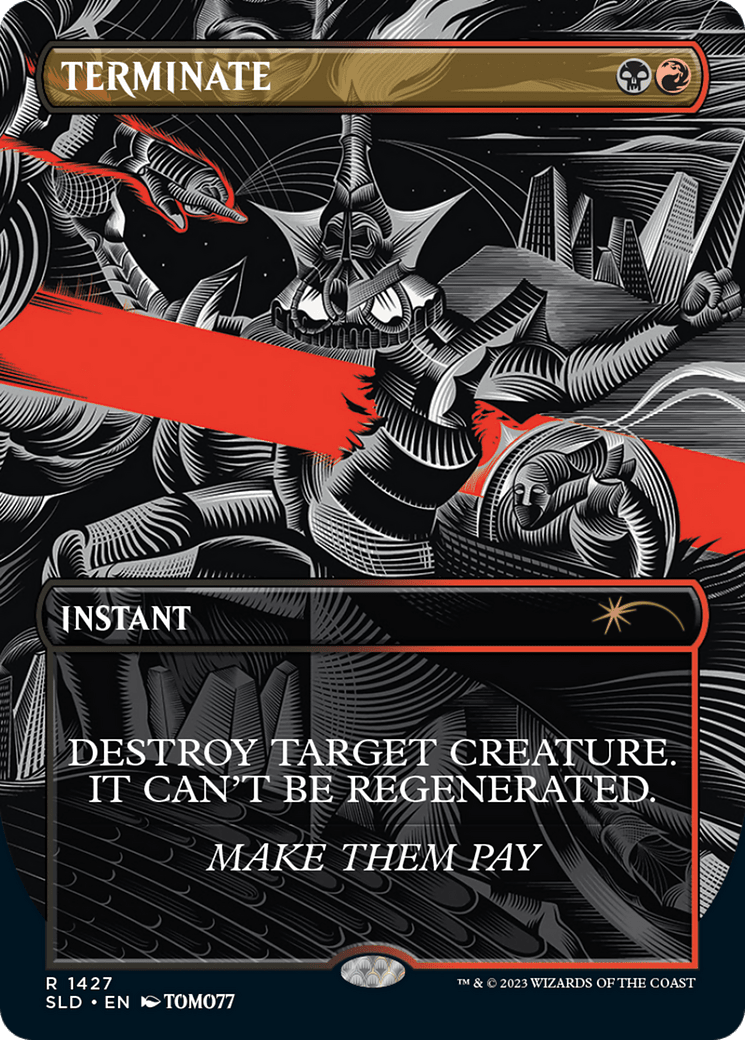 Terminate [Secret Lair Drop Series] MTG Single Magic: The Gathering  | Multizone: Comics And Games
