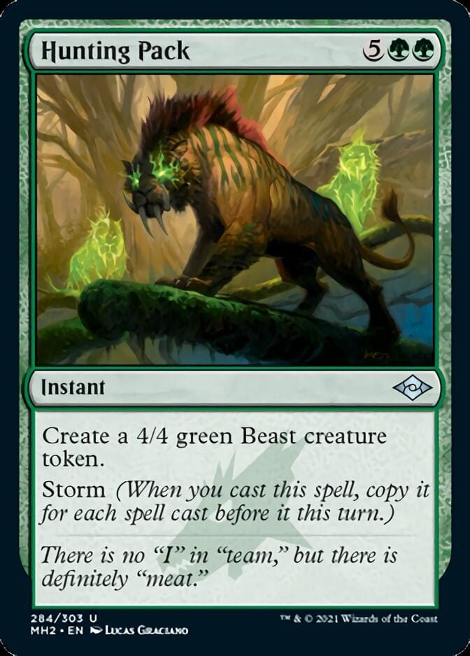 Hunting Pack (Foil Etched) [Modern Horizons 2] MTG Single Magic: The Gathering  | Multizone: Comics And Games