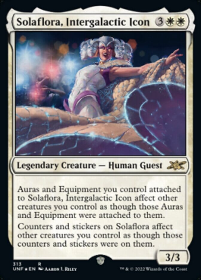 Solaflora, Intergalactic Icon (Galaxy Foil) [Unfinity] MTG Single Magic: The Gathering  | Multizone: Comics And Games