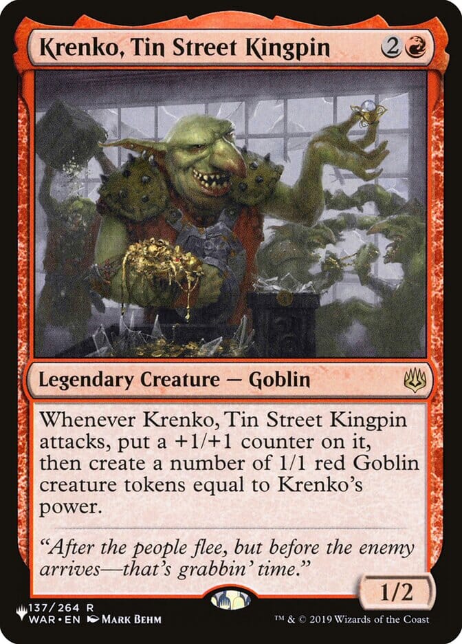 Krenko, Tin Street Kingpin [The List] MTG Single Magic: The Gathering  | Multizone: Comics And Games