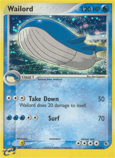 Wailord (14/109) [EX: Ruby & Sapphire] Pokemon Single Pokémon  | Multizone: Comics And Games