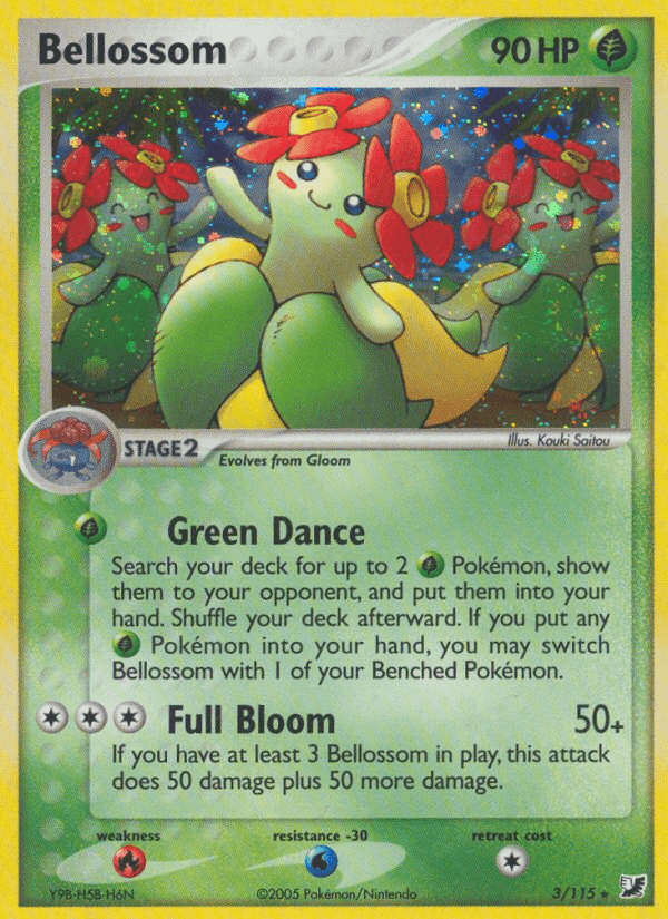 Bellossom (3/115) [EX: Unseen Forces] Pokemon Single Pokémon  | Multizone: Comics And Games