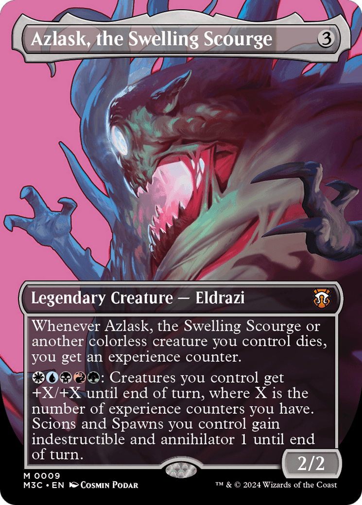 Azlask, the Swelling Scourge (Borderless) [Modern Horizons 3 Commander] MTG Single Magic: The Gathering  | Multizone: Comics And Games