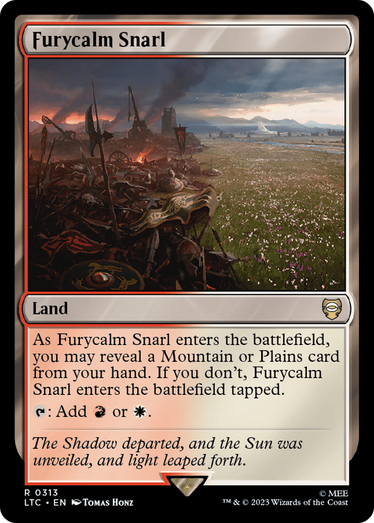 Furycalm Snarl [The Lord of the Rings: Tales of Middle-Earth Commander] MTG Single Magic: The Gathering  | Multizone: Comics And Games