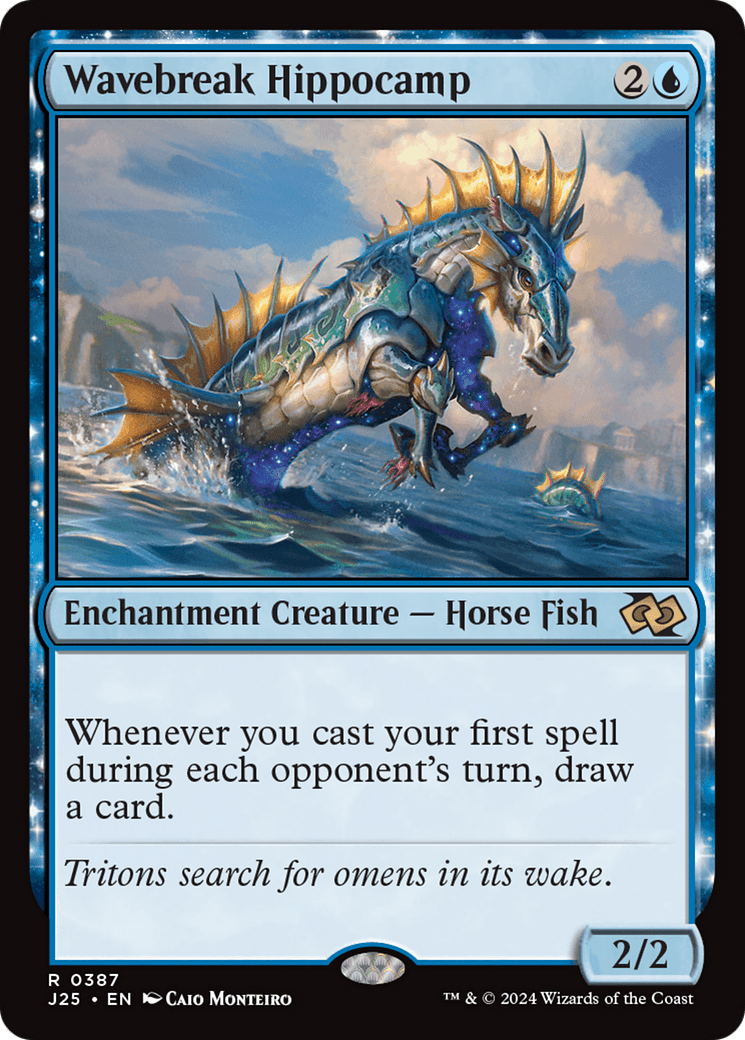 Wavebreak Hippocamp [Foundations Jumpstart] MTG Single Magic: The Gathering  | Multizone: Comics And Games