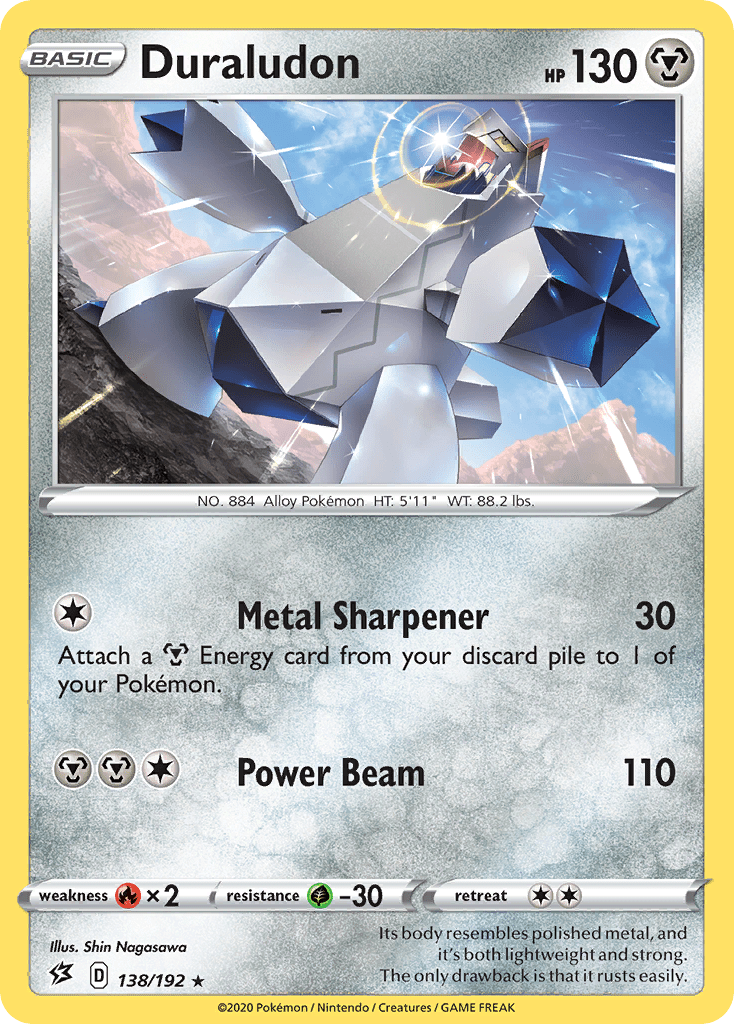 Duraludon (138/192) [Sword & Shield: Rebel Clash] Pokemon Single Pokémon  | Multizone: Comics And Games