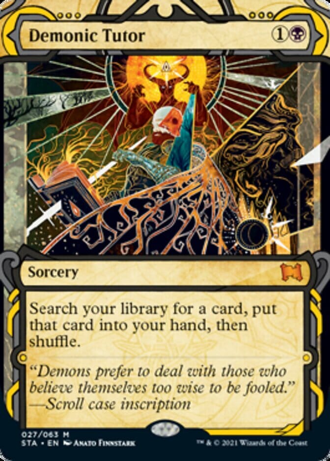 Demonic Tutor [Strixhaven: Mystical Archive] MTG Single Magic: The Gathering  | Multizone: Comics And Games