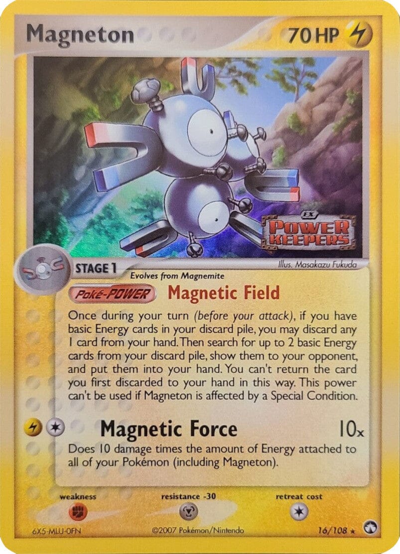 Magneton (16/108) (Stamped) [EX: Power Keepers] Pokemon Single Pokémon  | Multizone: Comics And Games
