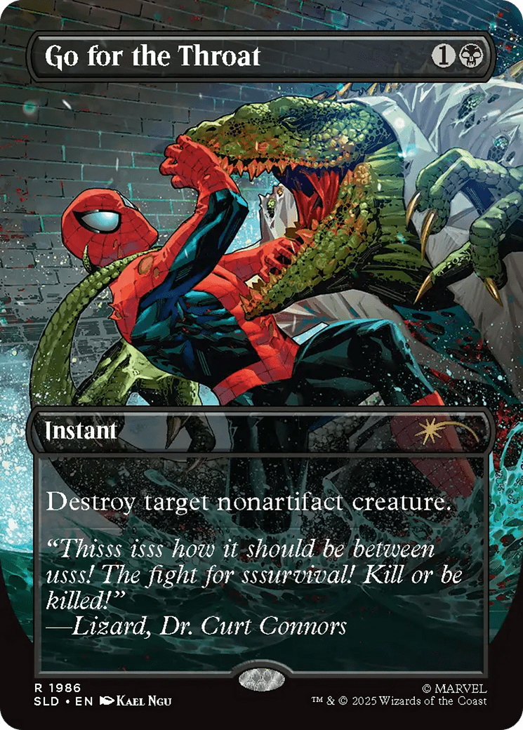 Go for the Throat [Secret Lair Drop Series] MTG Single Magic: The Gathering  | Multizone: Comics And Games