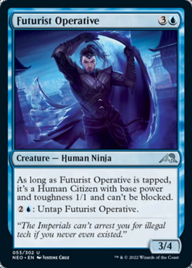 Futurist Operative [Kamigawa: Neon Dynasty] MTG Single Magic: The Gathering  | Multizone: Comics And Games