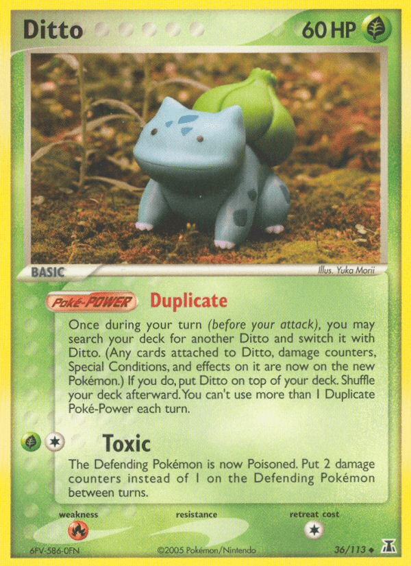 Ditto (36/113) [EX: Delta Species] Pokemon Single Pokémon  | Multizone: Comics And Games