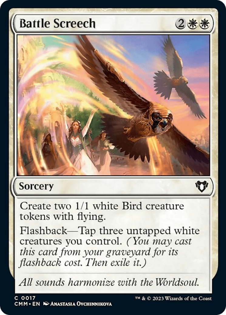 Battle Screech [Commander Masters] MTG Single Magic: The Gathering  | Multizone: Comics And Games