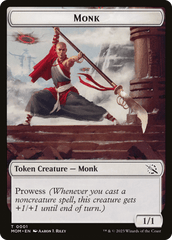 Monk // Spirit (14) Double-Sided Token [March of the Machine Tokens] MTG Single Magic: The Gathering  | Multizone: Comics And Games
