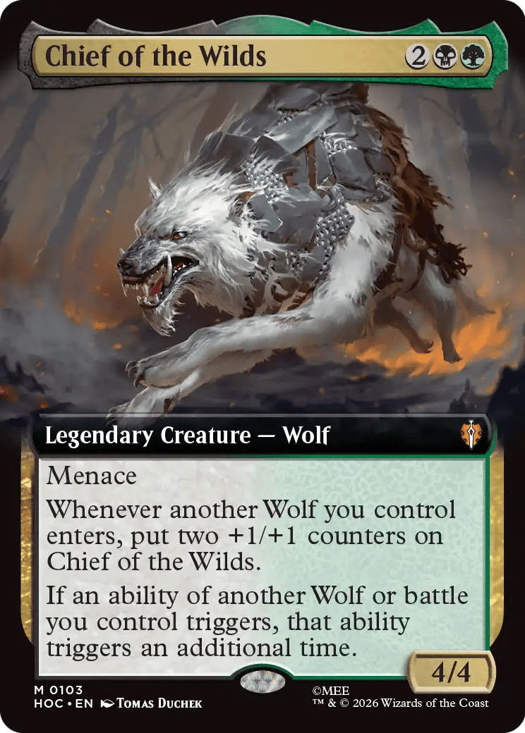 Chief of the Wilds (Extended Art) [The Hobbit: Eternal-Legal] MTG Single Magic: The Gathering  | Multizone: Comics And Games