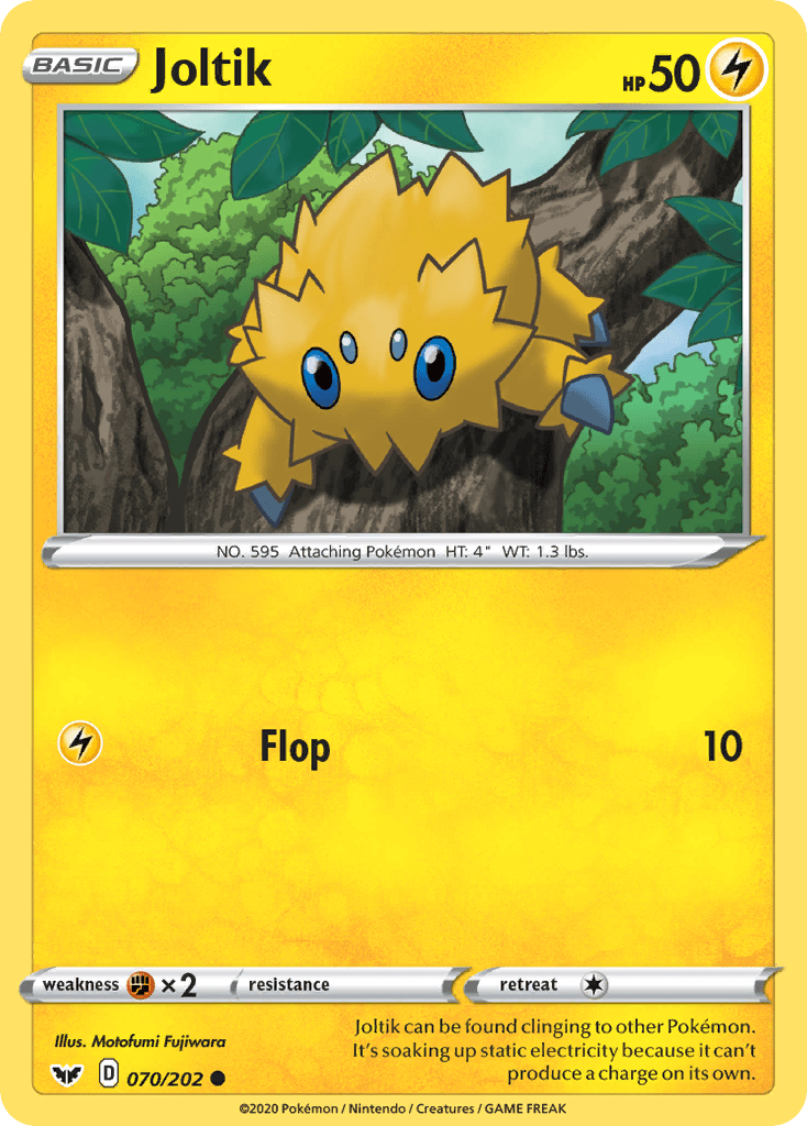 Joltik (070/202) [Sword & Shield: Base Set] Pokemon Single Pokémon  | Multizone: Comics And Games