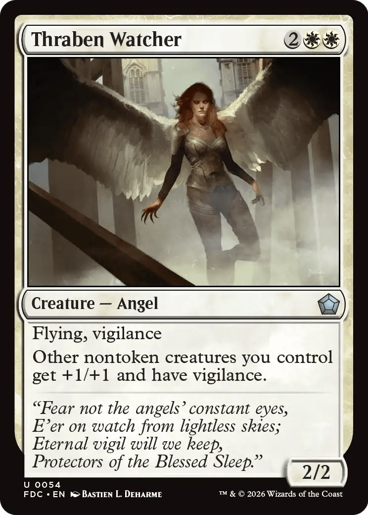 Thraben Watcher [Foundations Commander] MTG Single Magic: The Gathering  | Multizone: Comics And Games